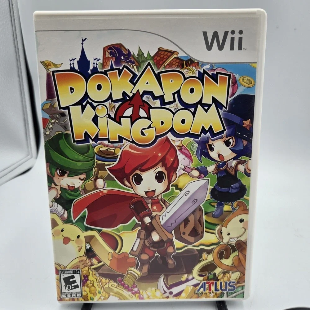 Rare Htf Dokapon Kingdom (Nintendo Wii, 2008) Complete CIB Excellent